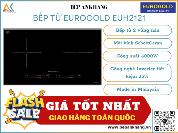 Bếp từ Eurogold EUH2121 - Made in Malaysia